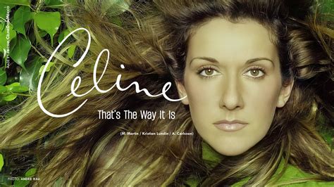 celine dion that's the way it is wiki|this is the way song.